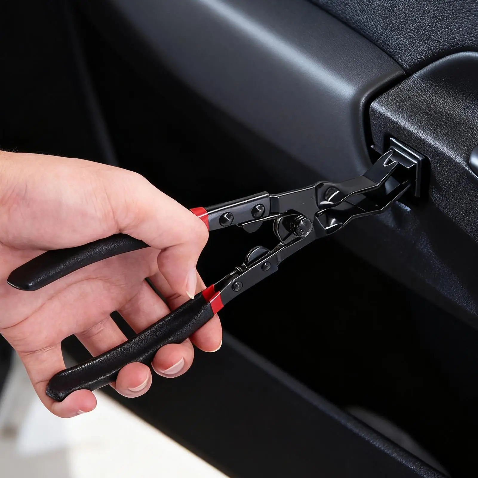 

Car Clip Pliers Tool Panel Clip Pliers Fastener Remover Auto Retainer Clip Trim Rivet Removal Tool for Truck RV SUV Repair