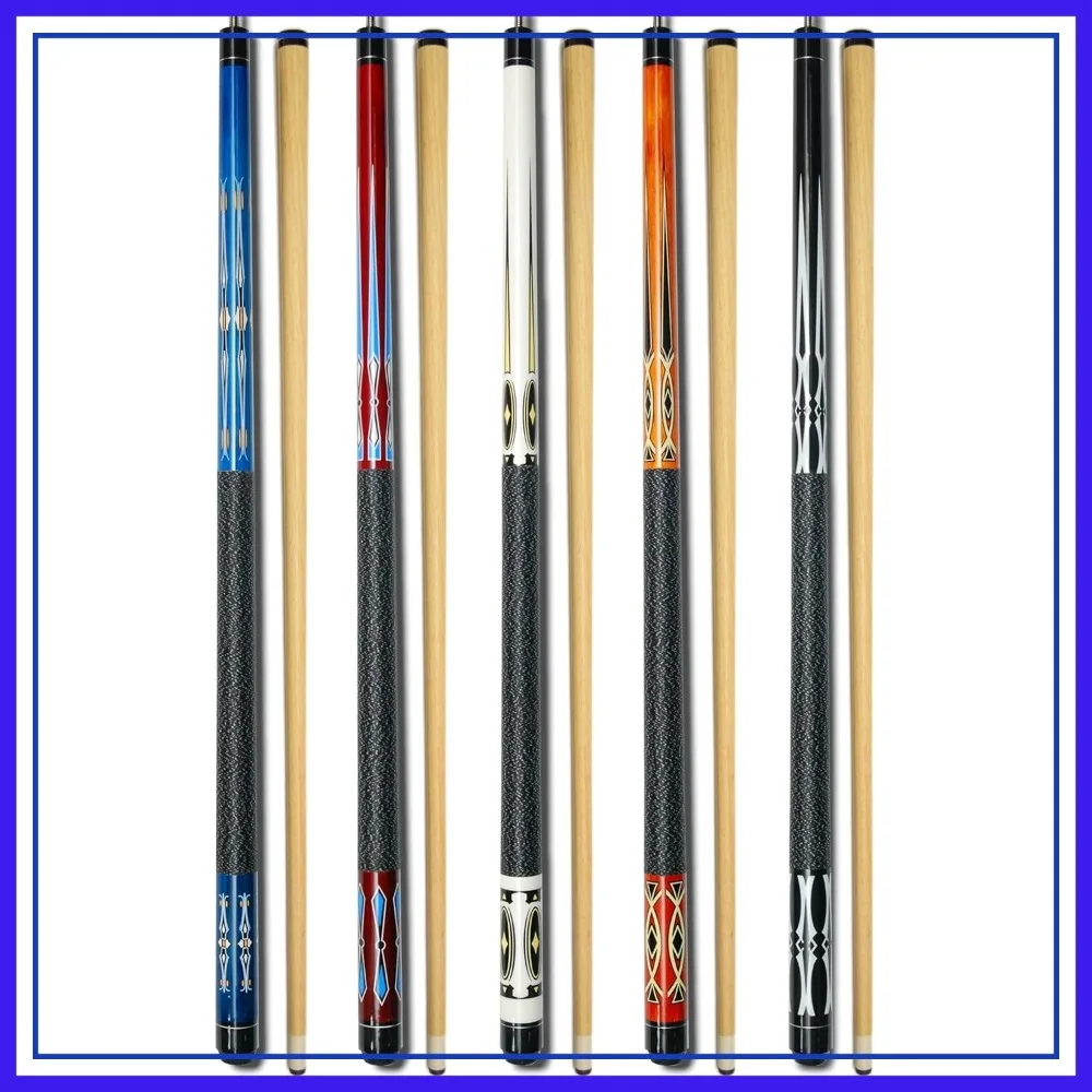 

Set of 5 Pool Cues Billiard House Bar Pool Cue Sticks