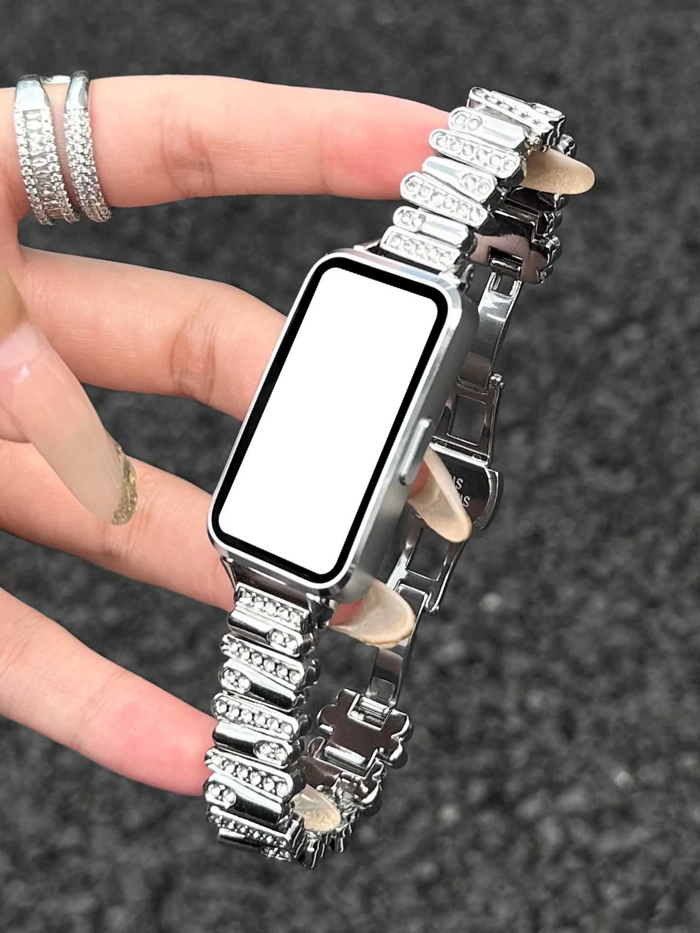 

22mm/20mm/18mm Full Diamond Metal Fashion Strap for Huawei GT5/GT5 Pro/GT4/GT2/3/4