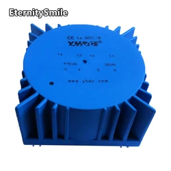 PTC35 For Audio usage Power 35VA 2*110V/115V 2*7-22V toroidal transformer, encapsulated transformer PCB Welding transformer