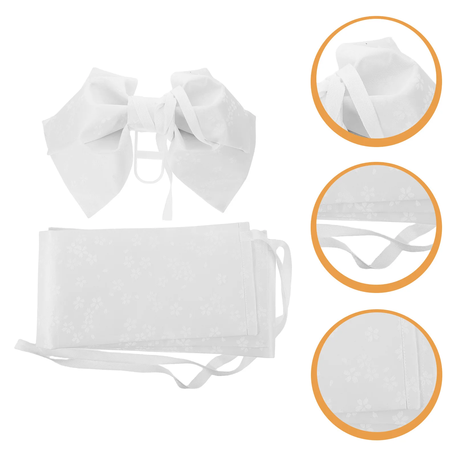 日本の着物の腰帯-女性用-エレガントな花柄プリント-ワイドベルト-結び済みのリボンサッシュ-ローブアクセサリー-ヴィンテージ伝統衣装