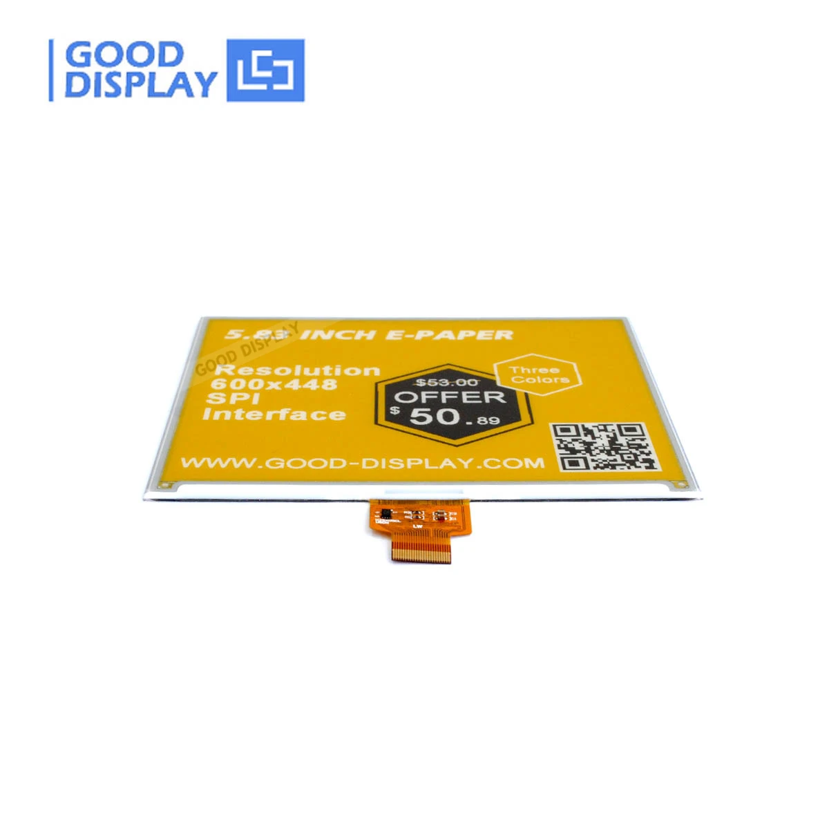 Super Cheap E-Ink Module ! 5.83 Inch 3-Color E-Paper Screen | Liquidation Sale for Arduino RPi