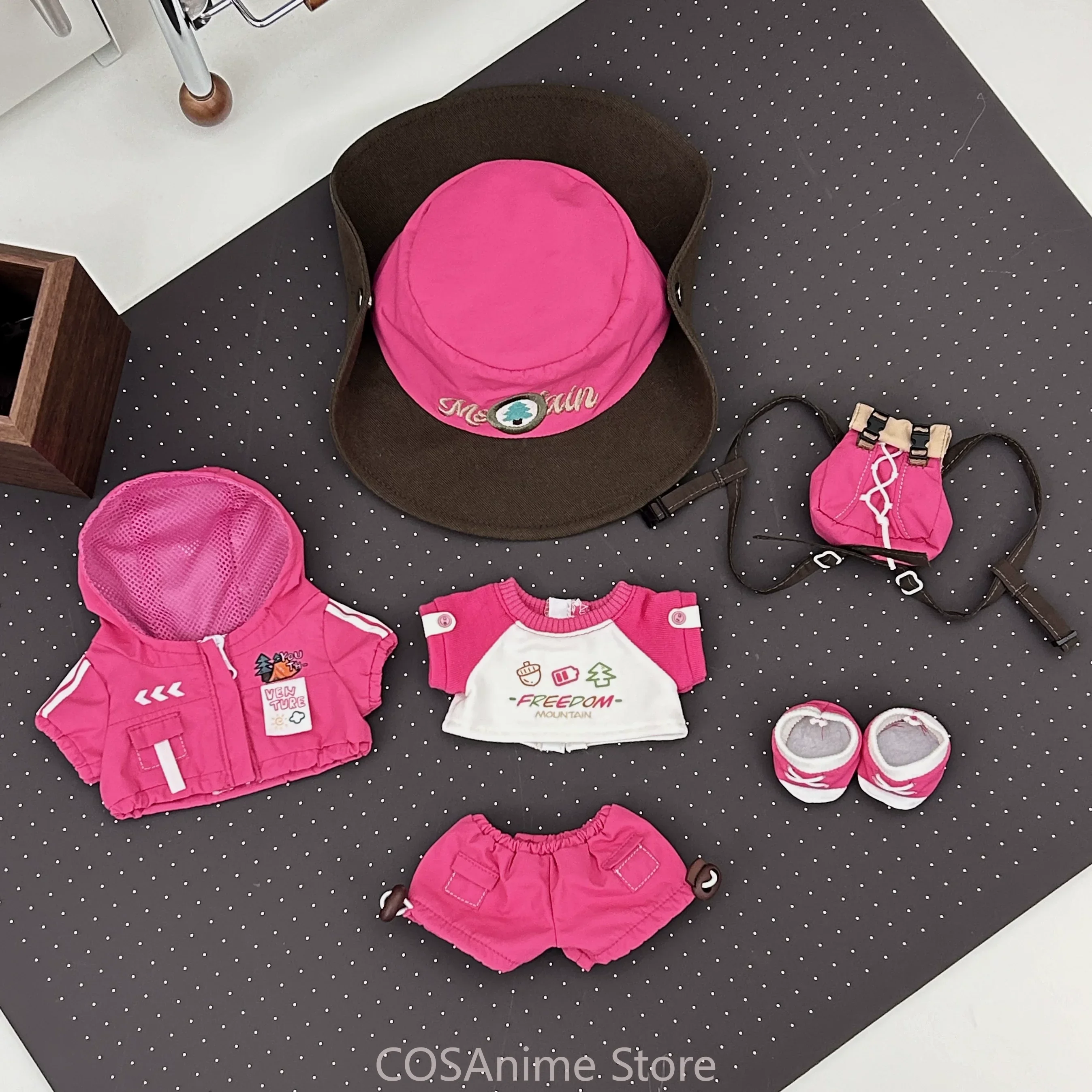

20cm Plush Body Costume No attribute Idol Star Yibo Explorer Sportswear Mountaineering Clothing CP Only Clothes Clothing