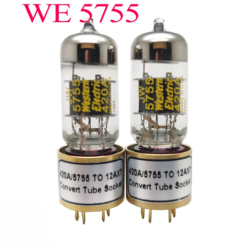 

WE 420A 5755 Convert 6SL7 vacuum tube ECC83 6SL7 12AX7 6N9P vacuum tube for audio amplifier