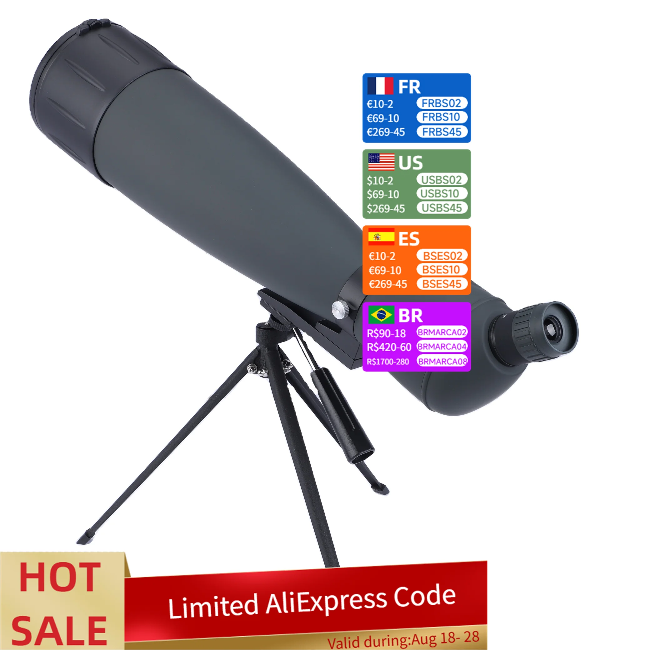 

33-100x100 Zoom Spotting Scope for Bird Watching Stargazing