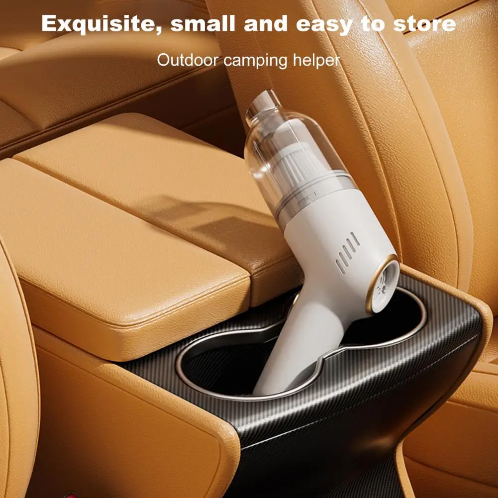 Easy-to-clean Car Vacuum Powerful 6500pa Car Vacuum Cleaner with Wireless Rechargeable Air Blower Ergonomic Design for Strong