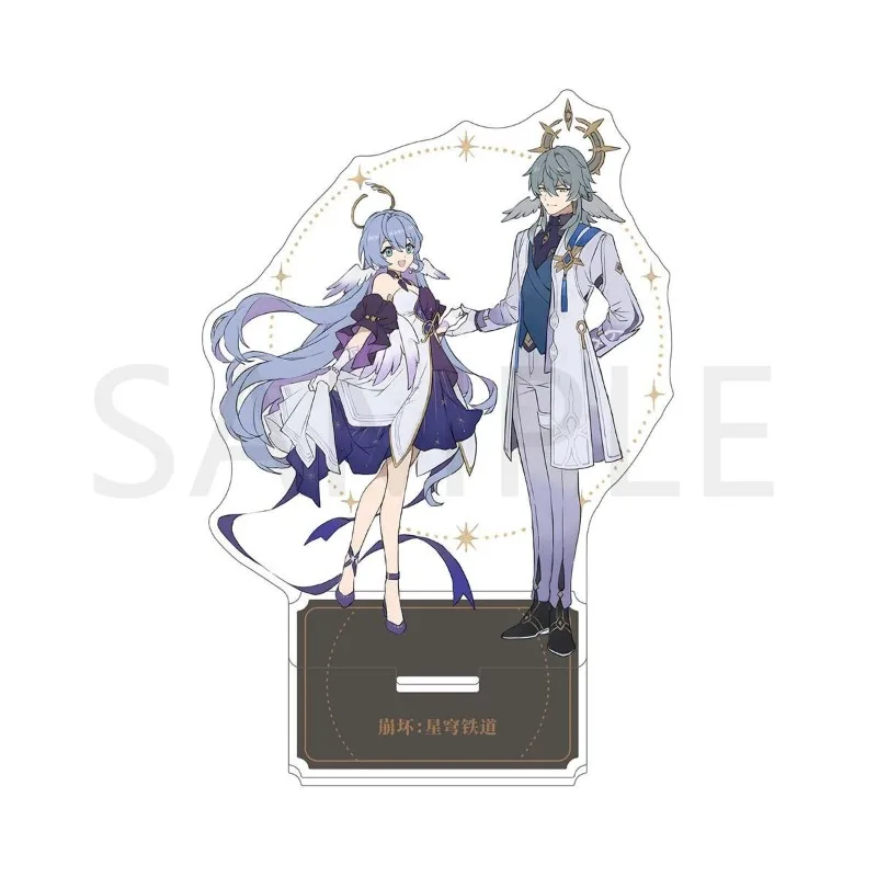 

Anime Game Honkai: Star Rail Cosplay Robin Sunday Single Side Acrylic Standing Plate Ornament Adornment Gifts