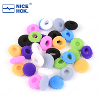 NICEHCK 12/24 Pairs Earbud Dedicated High Elastic Foam Earphone Covers Donut and Full Foam Cushion Soft Replace Sponge Ear Pads