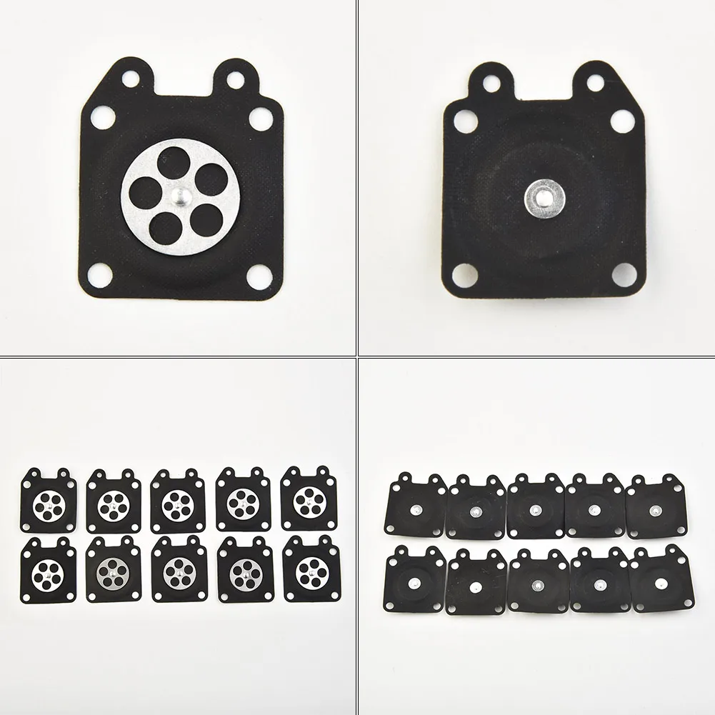 

Accessories Practical Metering Diaphragm Rubber Repair Replacement Set 10pcs 95-526-9 95-526-9 Black Carburetor