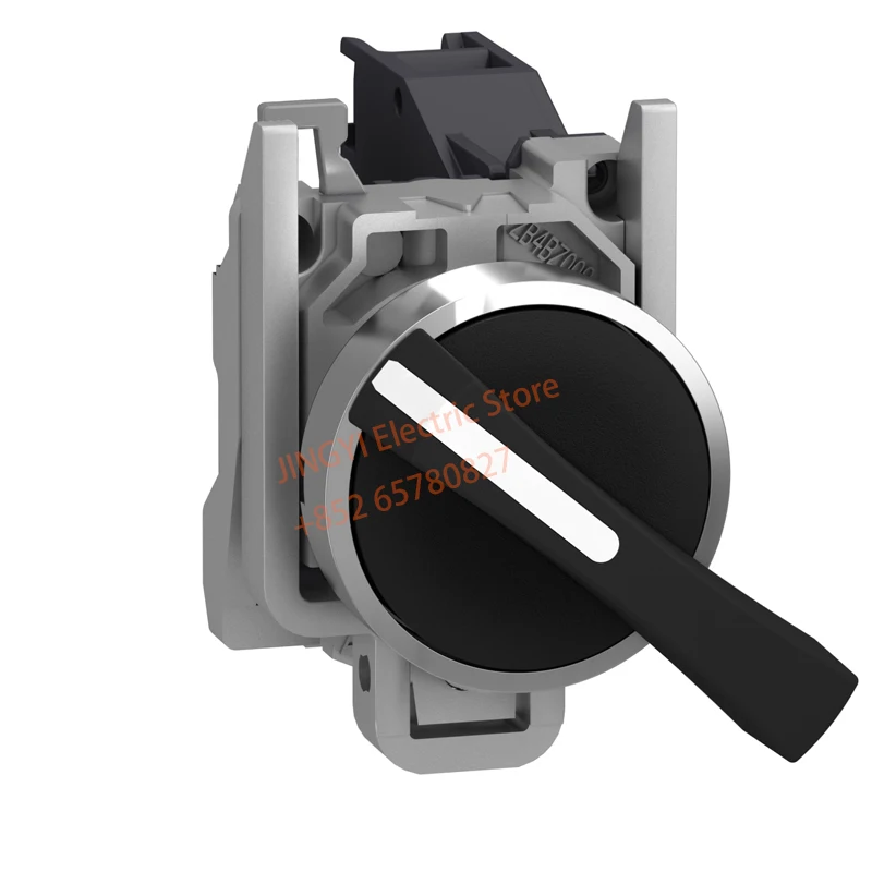 مفتاح محدد بمقبض طويل دائري من شنايدر XB4BJ21=ZB4BZ101+ZB4BJ2 22 مم قفل ذاتي ثنائي الاتجاه بدون ضوء 1NO #1