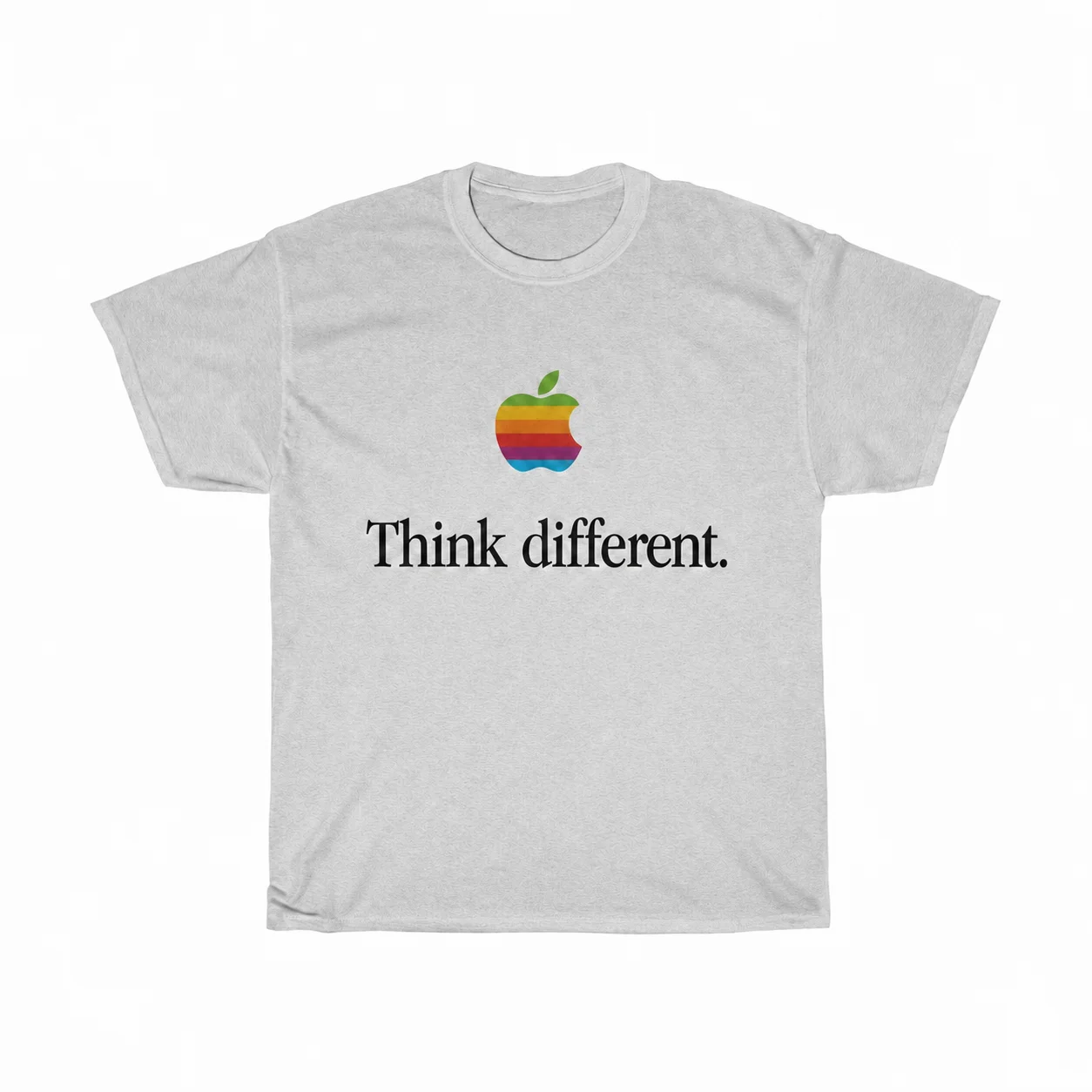 Unique Apple Computer Printed Cotton Short-Sleeved T-Shirt - High-Quality Summer Men's Women's Clothing T-Shirt