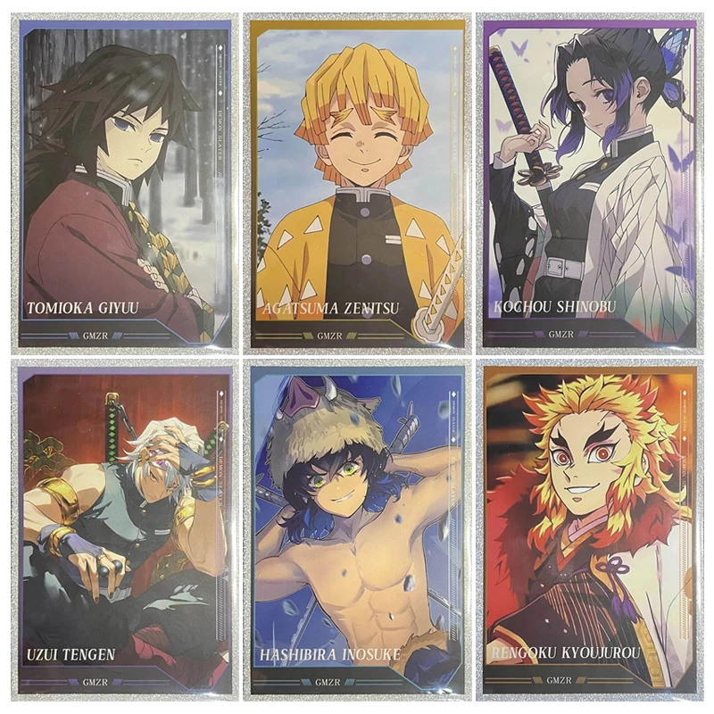 

Аниме Demon Slayer Rengoku Kyoujurou Iguro Obanai Kochou Shinobu коллекционные карты подарки на Рождество и день рождения детские игрушки