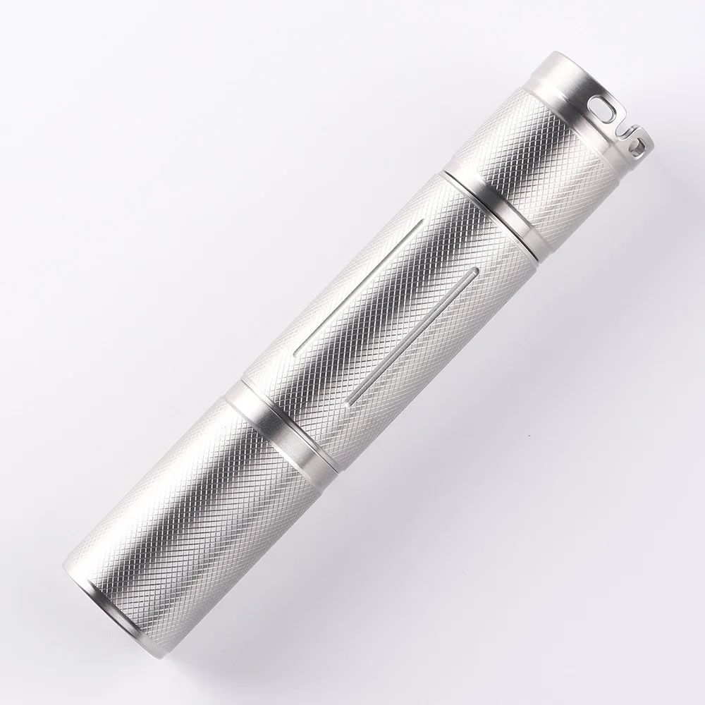 Flashlight Convoy S6 with SST40 Linterna Led 18650 Torch Glossy / Stonewash Stainless Steel Camping Fishing Lantern Mini Lamp