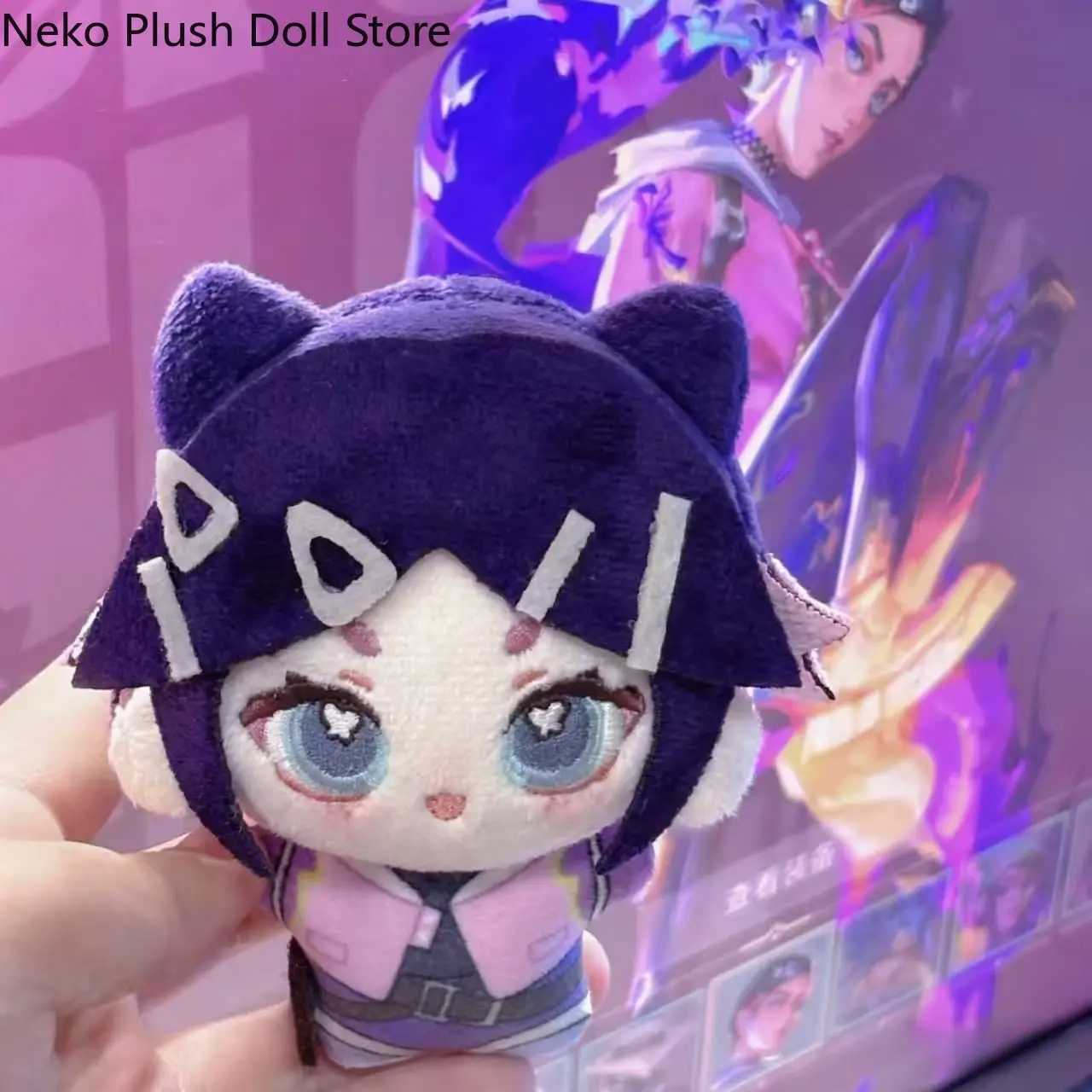 

Valorant Clove Clearlove аниме косплей кукла плюшевая кукла с принтом морская звезда кулон для тела косплей аниме брелок игрушка 10 см