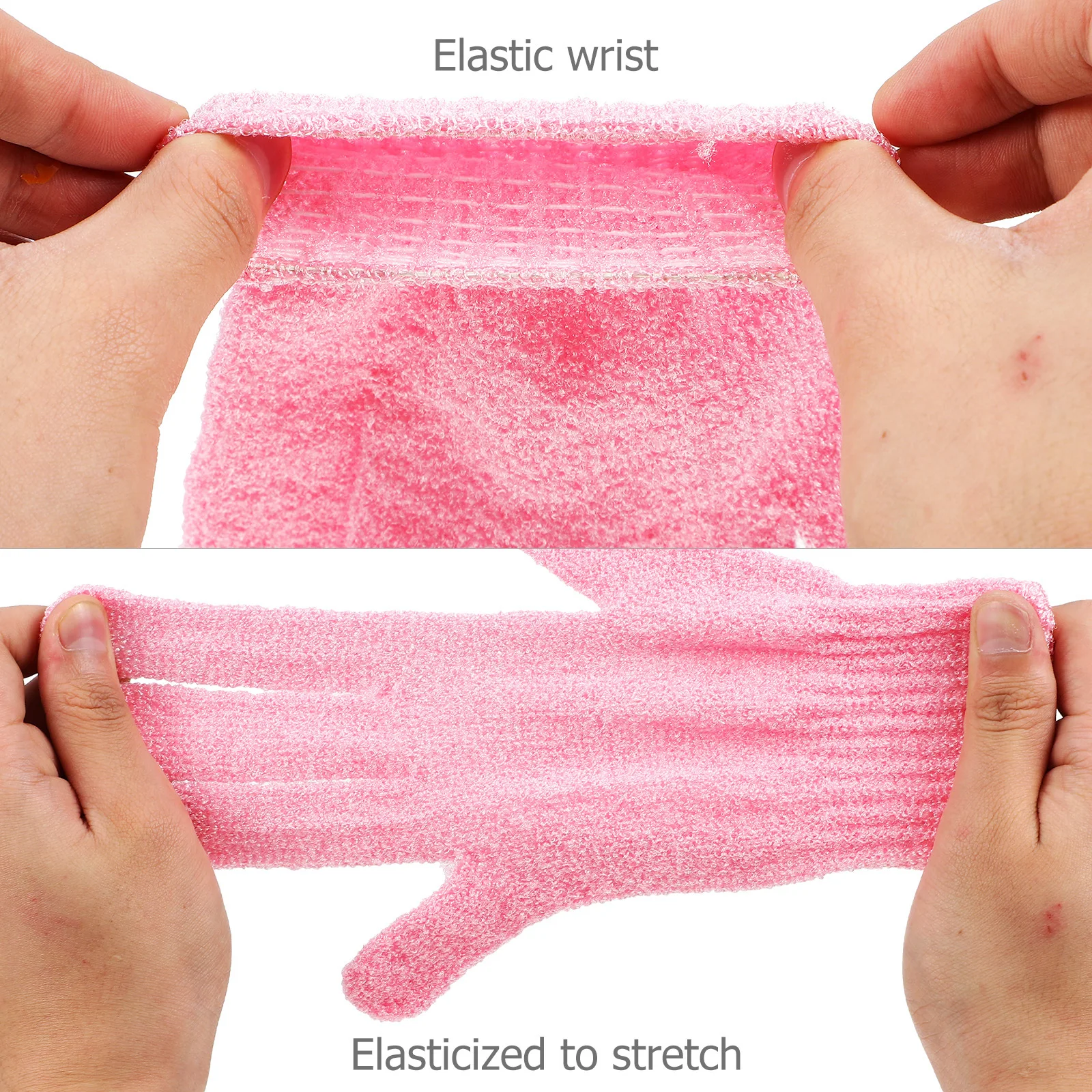 قفازات حمام للاستحمام للجسم لتقشير القفازات للنساء، قفازات حمام لغسل الجسم، أداة قفاز الدش للعناية بالبشرة #6