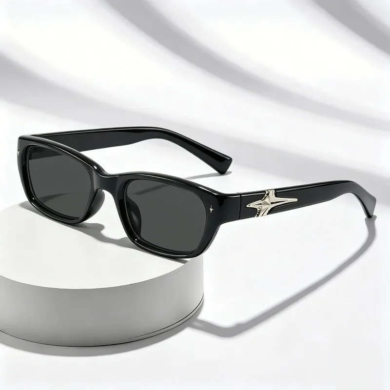 Y2K Neue Mode Eckige Sonnenbrille für Damen und Herren Luxusmarke Shades Punk Sport-Sonnenbrille Reise-Brillen