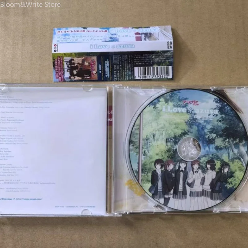 Anime Amagami SS OP1 I Love / azusa Music CD Single, Anime Opening Theme Soundtrack Disc for Car Walkman Fan Collection Gift