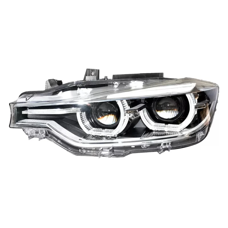 For F30 BMW 3 Series F30 Headlight Upgrade Dual Lens Light Emitting Diode Spoon Headlight Daytime Running Light