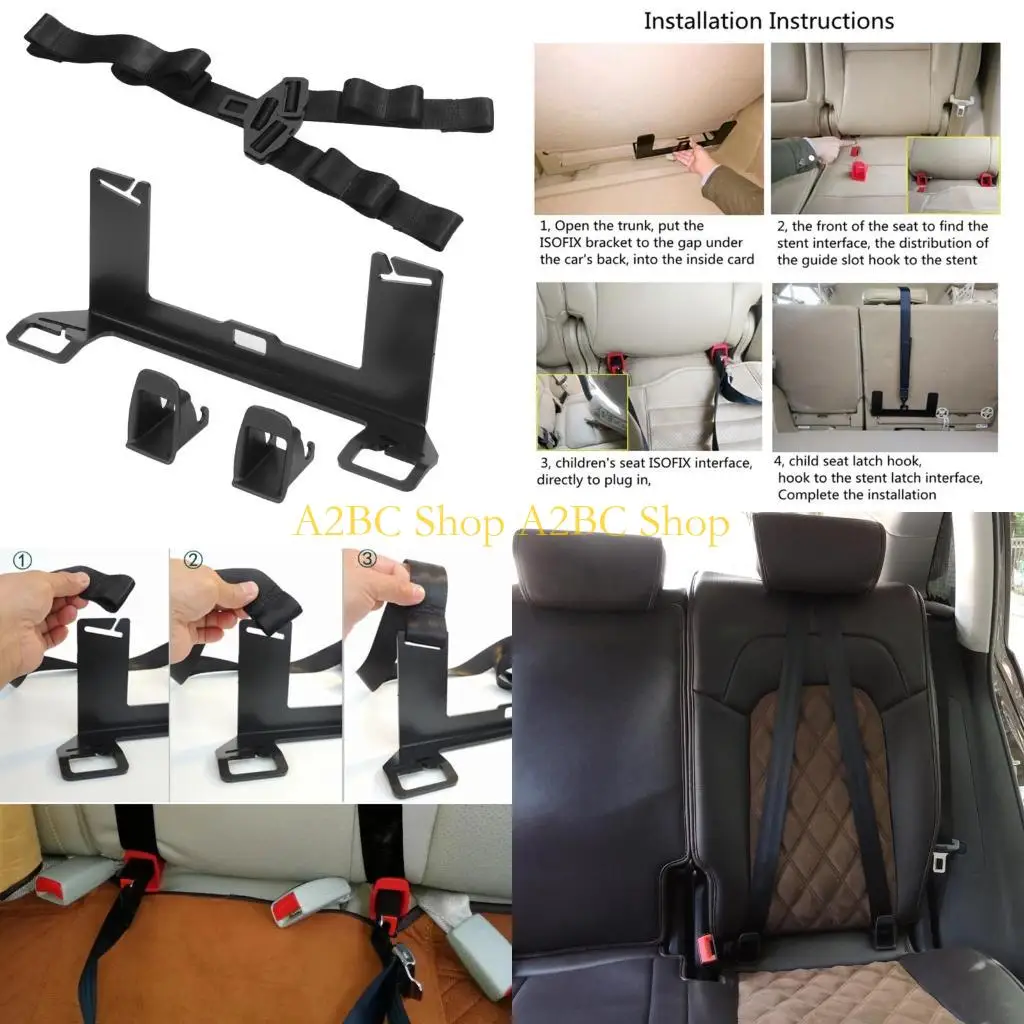 

A2BC Child Safety Restraint Mounting Latches Hook for ISOFIX Belt Latches Bracket