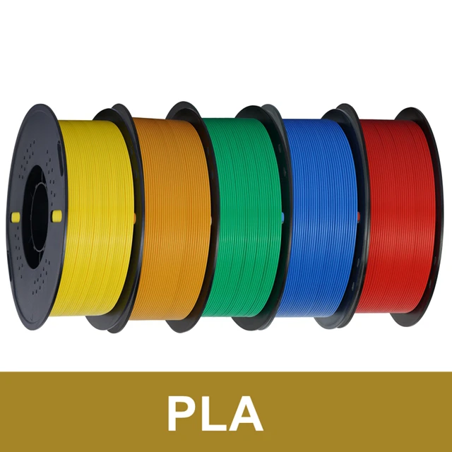 KINGROON 5KG(11LBS) PLA PETG HS-PLA HS-PETG Filament 1,75mm Hochgeschwindigkeits-3D-Drucker-Material Matt PLA 1kg*5 Rolle Gemischte Farben Neu