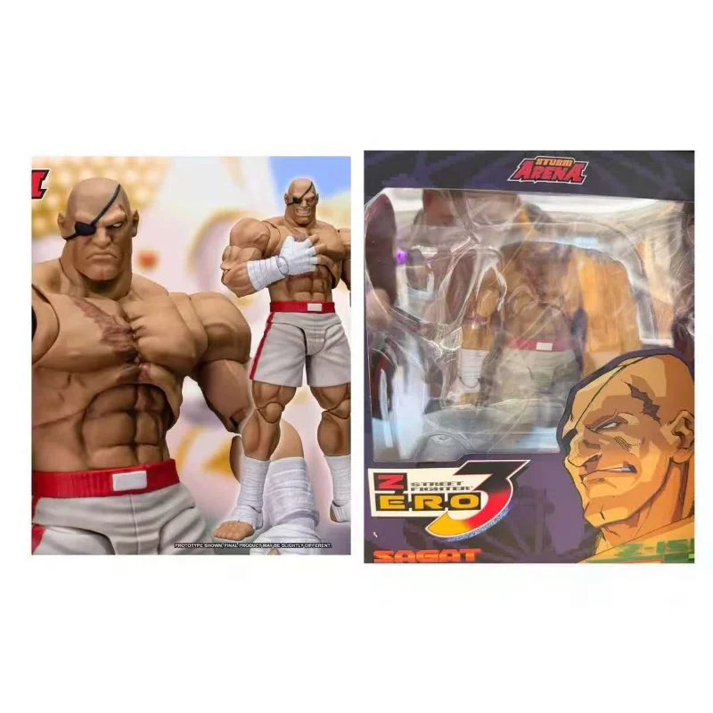 Comic Con Exklusiv Storm Toys Street Fighter Victor Sagat 1/12 Maßstab Artikulierte Actionfigur, Bewegliche Figur