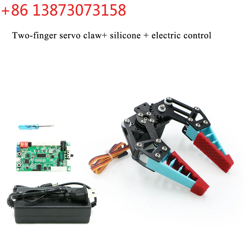 Newest Flexible Robot Claw Bionic Flexible Mechanical Arm Finger With Silicone Non-slip Gripper Software Adaptive Servo Control