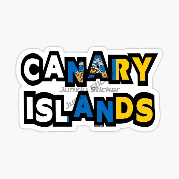 CANARY ISLANDS Scenic Surfing Diving Car Sticker  Accessories Decor Decals