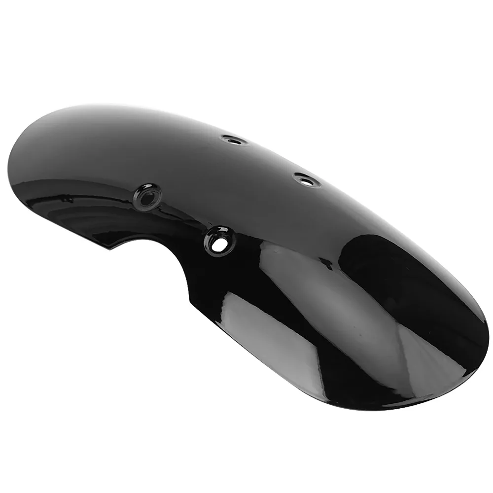Black Short Front Mudguard Short Design Front Mount Splash Guard Mudguard ABS Plastic Aftermarket Mudguard For Motorcycle