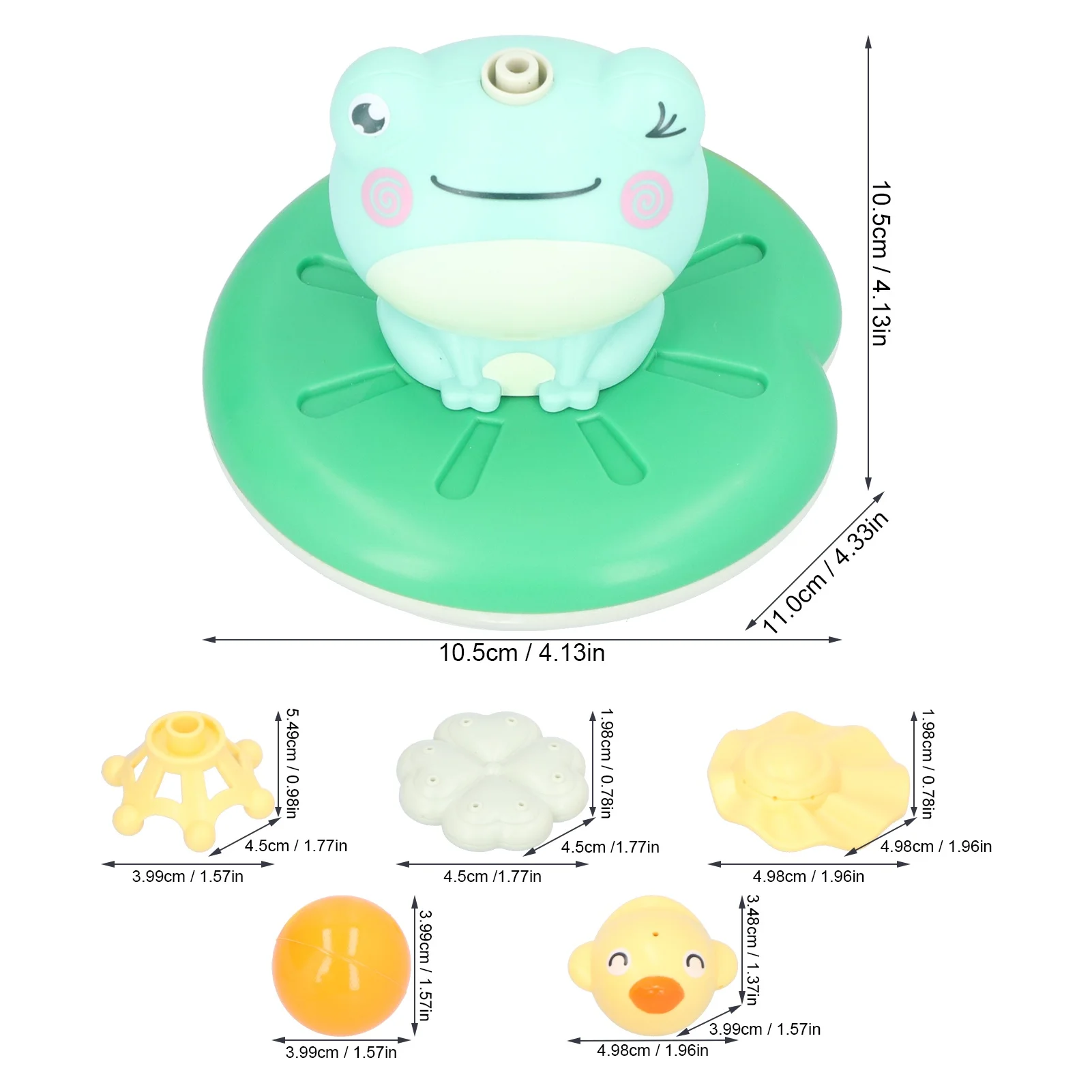Electric Water Spray Toy Frog Bathtub Floating Water Sprinkler Shower Bathroom Toddlers Toy