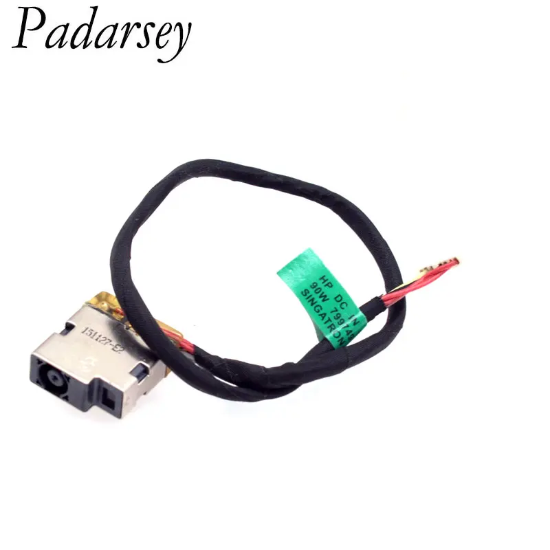 Padarsey DC Power Jack Cable Replacement for HP Pavilion 15-AB 15-AK 15-BS 15-BR 15-BU 15-BW 250 G6 255 G6 17-X 17-Y 17-AC 14-AB