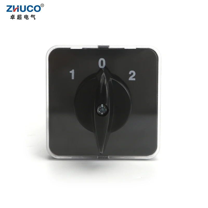 ZHUCO SZL9-20/6 20A 6 Poles 24 Screw Selector Universal Changeover Rotary Cam Switch Weldering Ultrasonic Transfer Switches