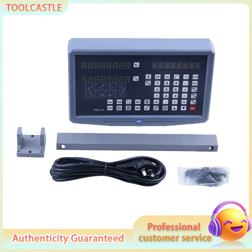 

Digital Readout Display for Machine Tools, Linear Scale Compatible for Lathe Milling Grinder Wire Cut EDM & Most Scales