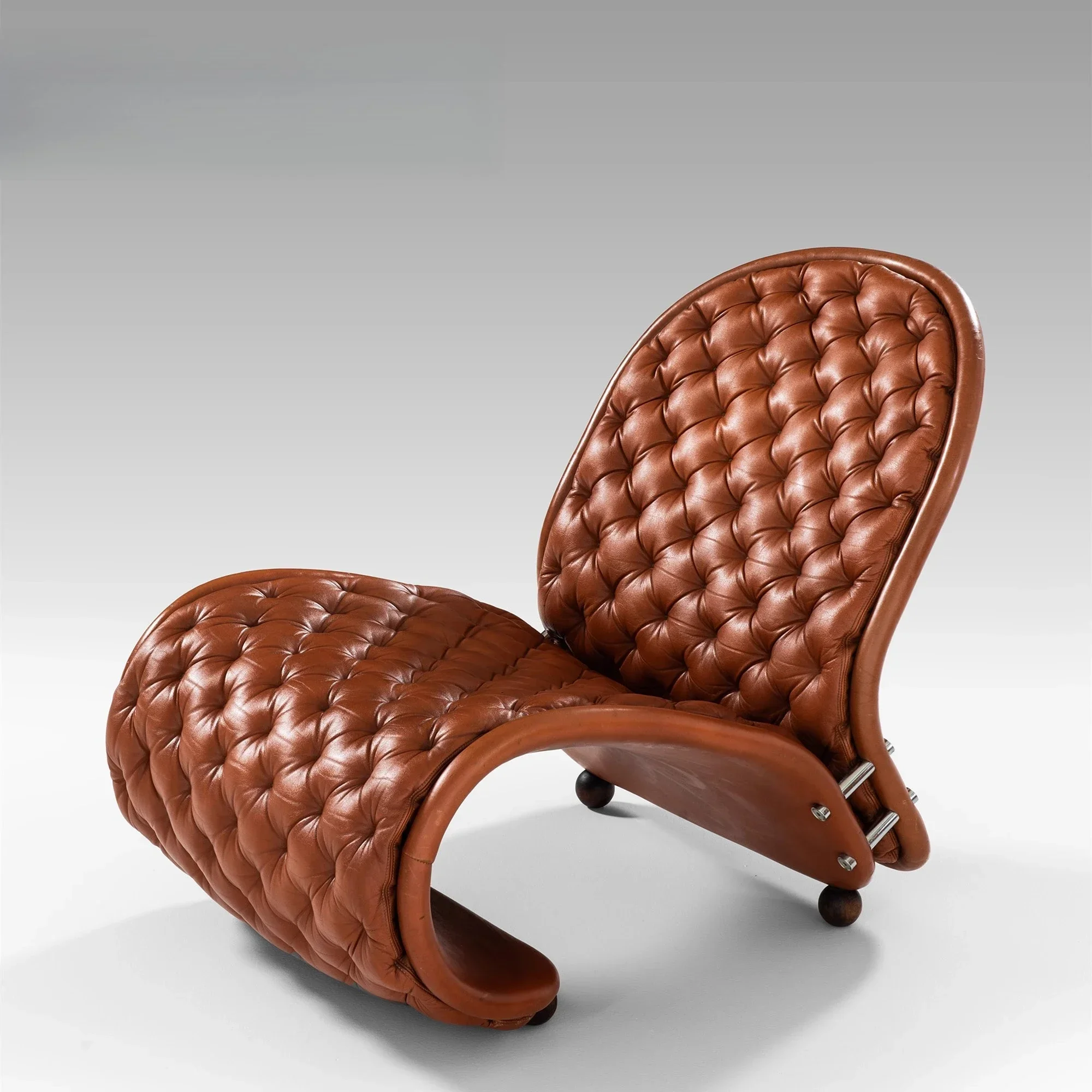 Chair metal buckle modeling leisure chair model house sales office reception and negotiation single chair