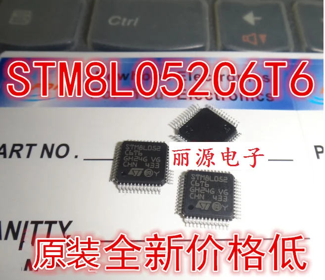 5pcs/lot STM8L052C6T6 STM8L052 8L052C6T6 QFP48 100% New