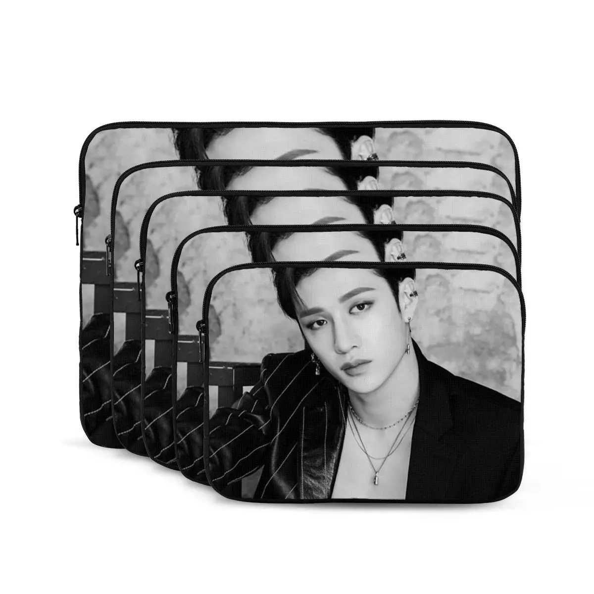 

Bang Chan 1 Notebook Laptop Bag Case Pouch 10 12 13 15 17 Inch For Macbook Air Pro Tablet Shockproof Case Bag