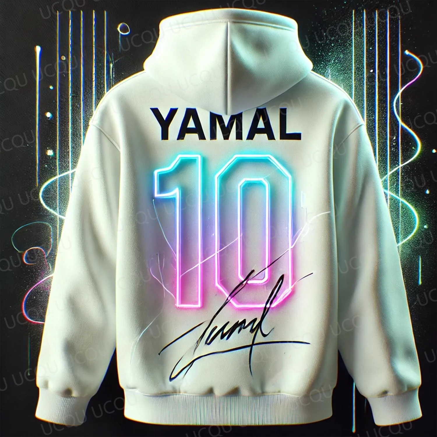 YAMAL 10 تصميم لون الفلورسنت وهمية هوديي الرجال طويلة الأكمام البلوز البلوز الخريف الشتاء جديد وصول ملابس رياضية