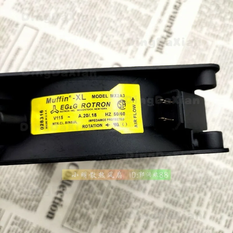 

Вентилятор охлаждения D FOR COMAIR ROTRON MX2A3 12038 115v 0.20A с алюминиевой рамой