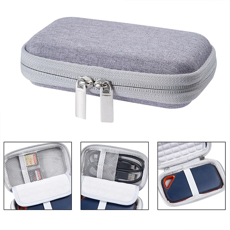 Newest Hard EVA Travel Carrying Bag Storage Case for SanDisk SSD E81 Extreme PRO 4TB 2TB 1TB Portable External Solid State Drive