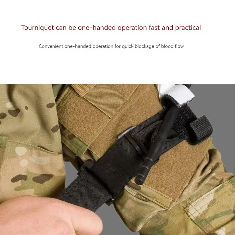 65 Cm Tourniquet Cat Outdoor Rotary Tourniquet Tactical Buckle Metal Matte Pen Tourniquet Military Medical First-aid Belt