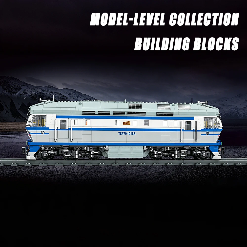 قطار ديزل TEP70، مكعبات بناء،  - مراجعة Model Kit Locomotive وسعره
