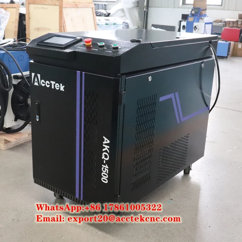 Laser Rust Removal Machine 1500W Laser Cleaning Machine Remove Oil Paint Clean with Raycus MAX BWT Laser Source Factory Price