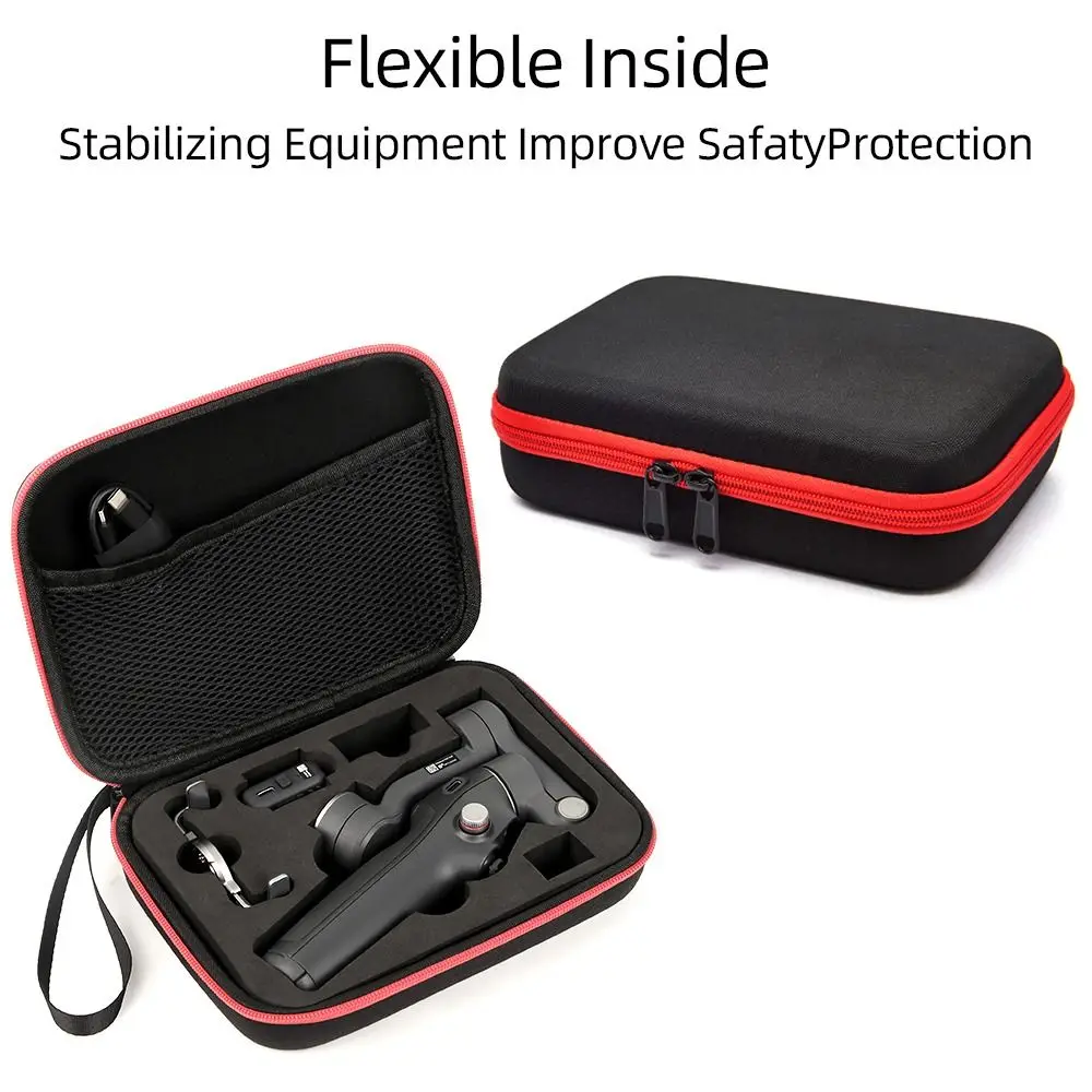 Borsa portaoggetti per stabilizzatore cardanico antigraffio Borsa antiurto resistente alle cadute Nylon impermeabile per DJI Osmo Mobile 7P 7