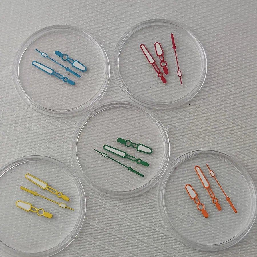 Candy Colored NH35 Hands Green Luminous Watch Accessories Suitable For NH34 NH35 NH36 NH37 NH38 NH70 4R 7S Mechanical Movement