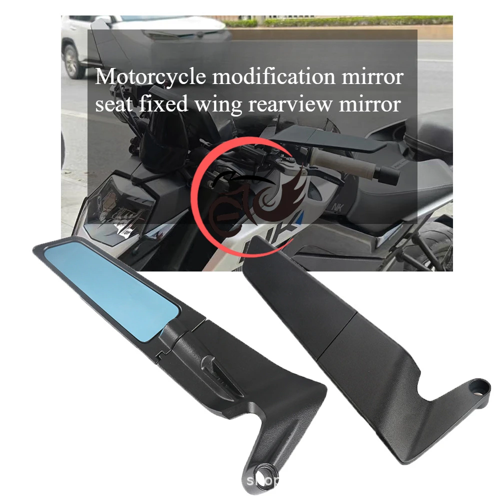 

retrovisor modificado para coche calle, Reflector ala fija plegable,accesorios universales motocicleta y vehículo eléctrico
