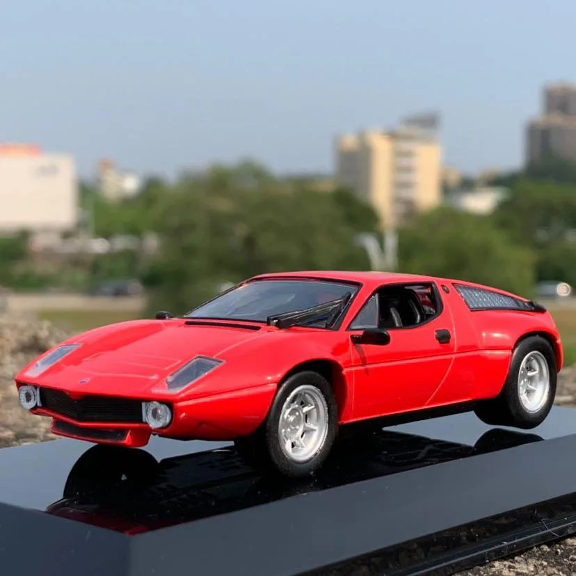 

10cm Long Die-cast Metal 1/43 Italian Sports Car Model, New Special Price, Furniture Display Collection Toys For Children