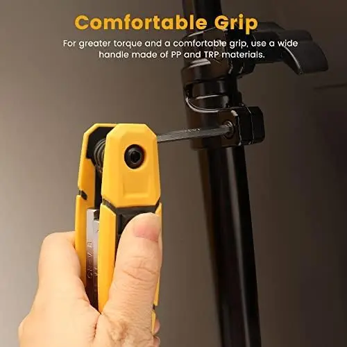 Folding Wrench Set Portable Flat Head Torx 24-piece Set Combination Repair Hardware Hex Key Set Tools