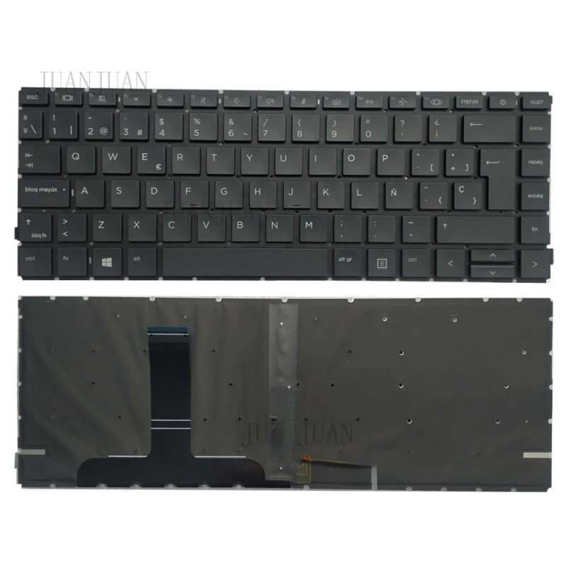 

Испанская/латинская клавиатура A+ для ноутбуков HP ProBook 440 G8 445 G8 с подсветкой