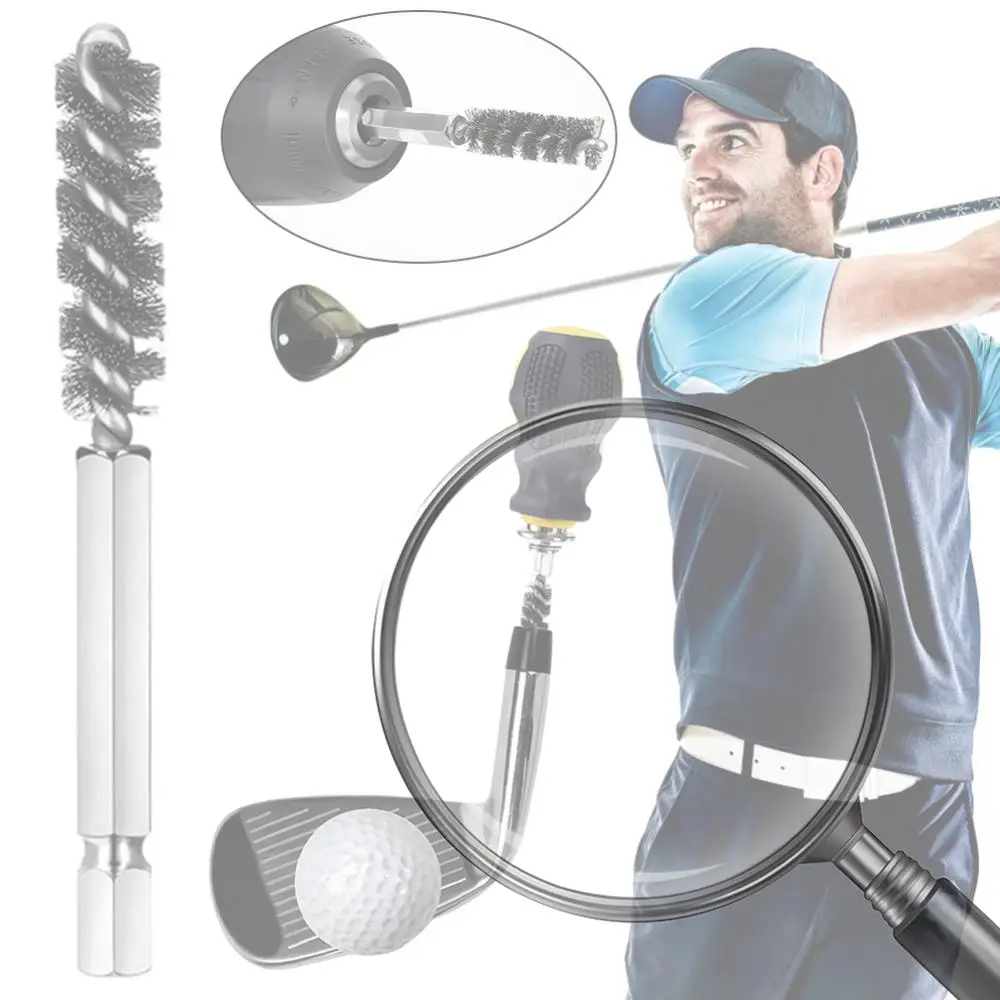 

Golf Clubs Head Hosel Brush Cleans Out Hosels Honing Wire Tool Golf Club Brush Must-Have Golf Tool for Deeply Clean Debris Dust