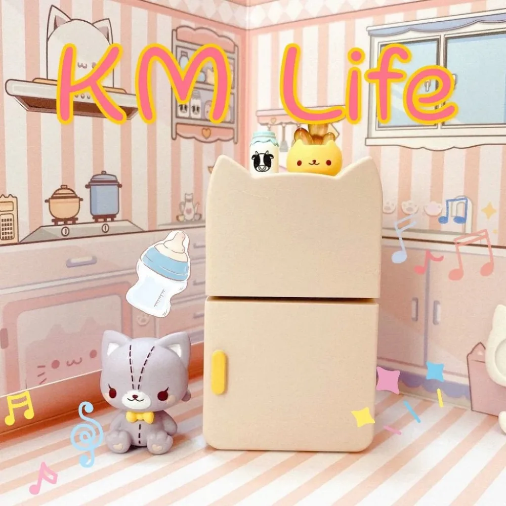 حقيقي كيمي ميكي صندوق أعمى KMLife المنزل أثاث صغير مصغرة الدعائم المشهد DIY اللعب منزل فتاة لعبة هدية