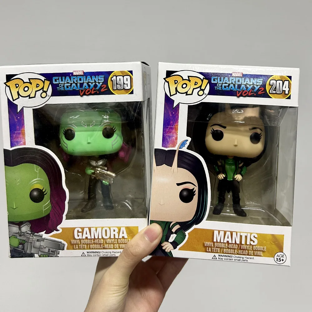 Funkos de Películas de los Guardianes de la Galaxia, Gamora # 199 Mantis # 204 Figuras de Acción de Vinilo Coleccionables, Muñecos Decorativos para el Hogar